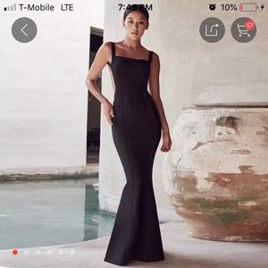 Black long gown